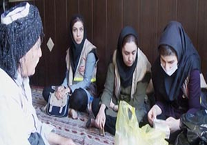 ارائه خدمات رایگان درمانی و بهداشتی در منطقه پشت تپ مهاباد