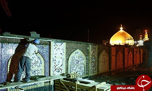 صحن حضرت زهرا(س) در نجف در آستانه افتتاح+عکس