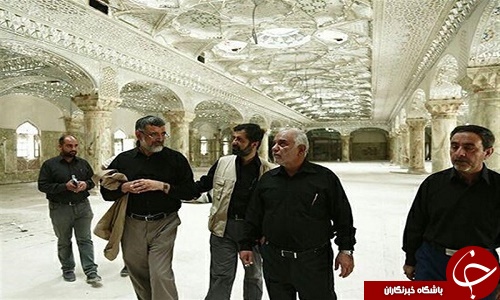 صحن حضرت زهرا(س) در نجف در آستانه افتتاح+عکس
