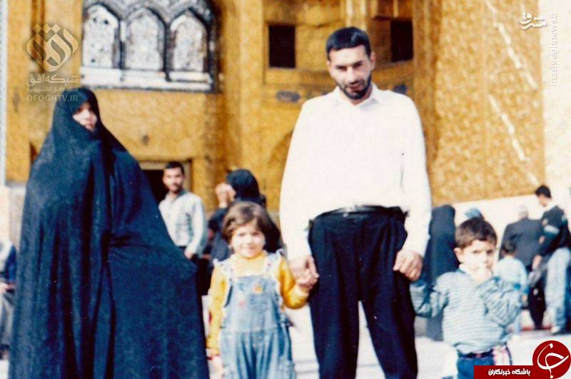 پدر فناوری موشکی ایران در حرم مطهر رضوی+عکس