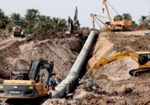 پیشرفت 80 درصدی مرحله دوم پروژه آبرسانی شهدای شلمچه