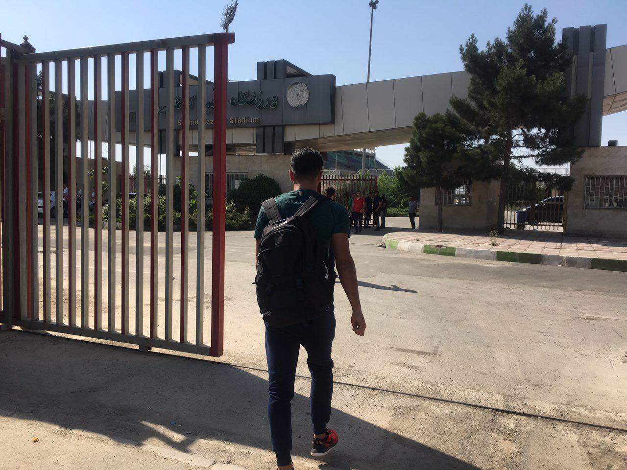 شجاع، اولین بازیکن حاضر در تمرین/خودروی ستاره پرسپولیس توقیف شد