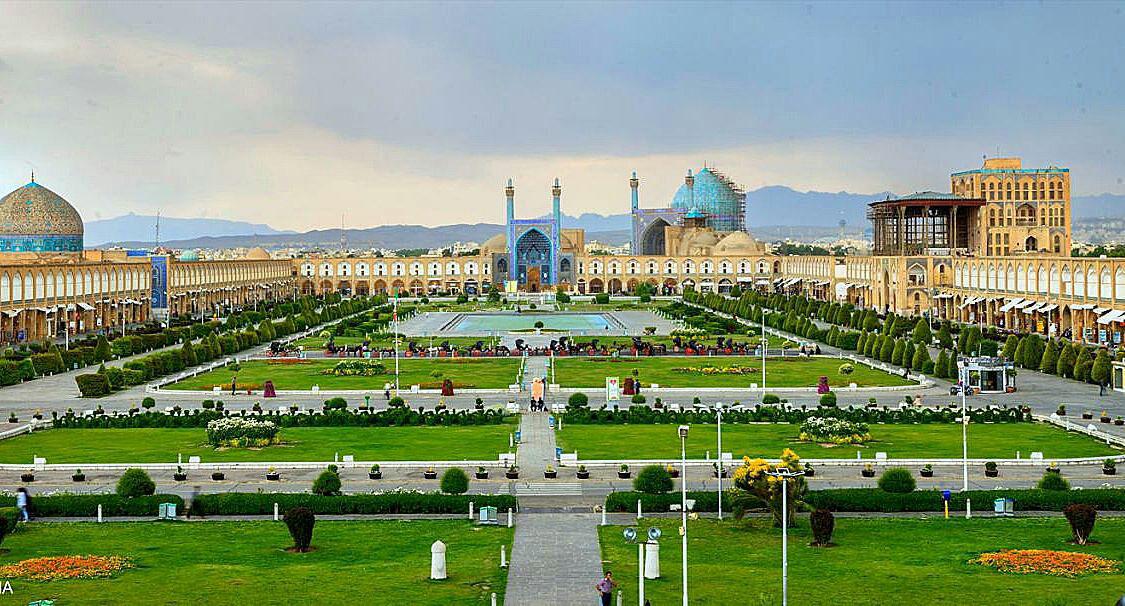نمایی خاص از میدان نقش جهان اصفهان + عکس