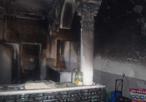 آتش سوزی آپارتمان در شيراز