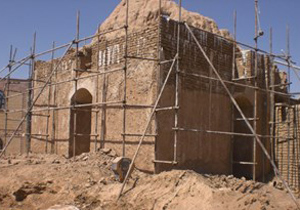 آغاز مرمت بقعه بابا حاجی خالدآباد