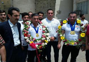 استقبال از مدال آوران پرورش اندام قهرمانی آسیا