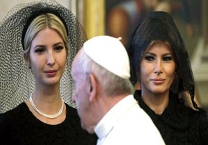 راز پوشش متفاوت ملانیا ترامپ در دیدار با پاپ و ملک سلمان فاش شد!+ تصاویر