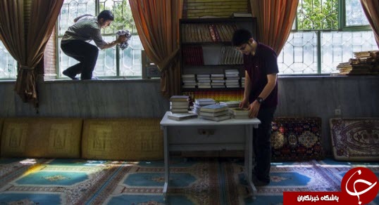 آیین غبارروبی مساجد در ماه ضیافت الهی+عکس