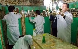 مهیا کردن بقاع متبرکه کرمان برای ماه رمضان