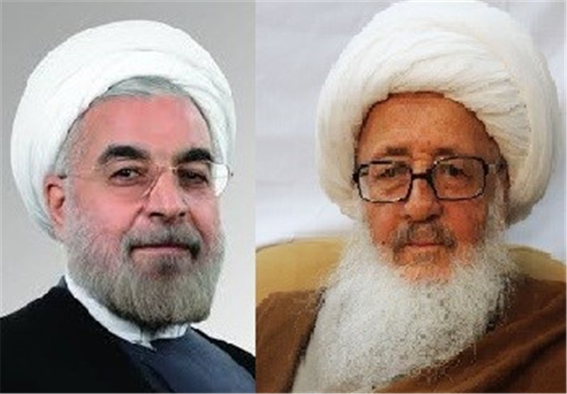 رئیس جمهور با آیت&zwnj;الله وحید خراسانی دیدار کرد