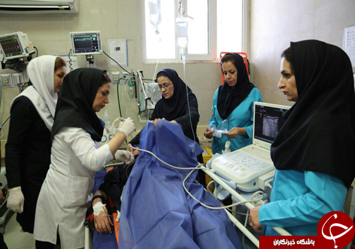 سانحه رانندگی برای اتومبیل کارکنان بیمارستان میرجاوه+ تصاویر