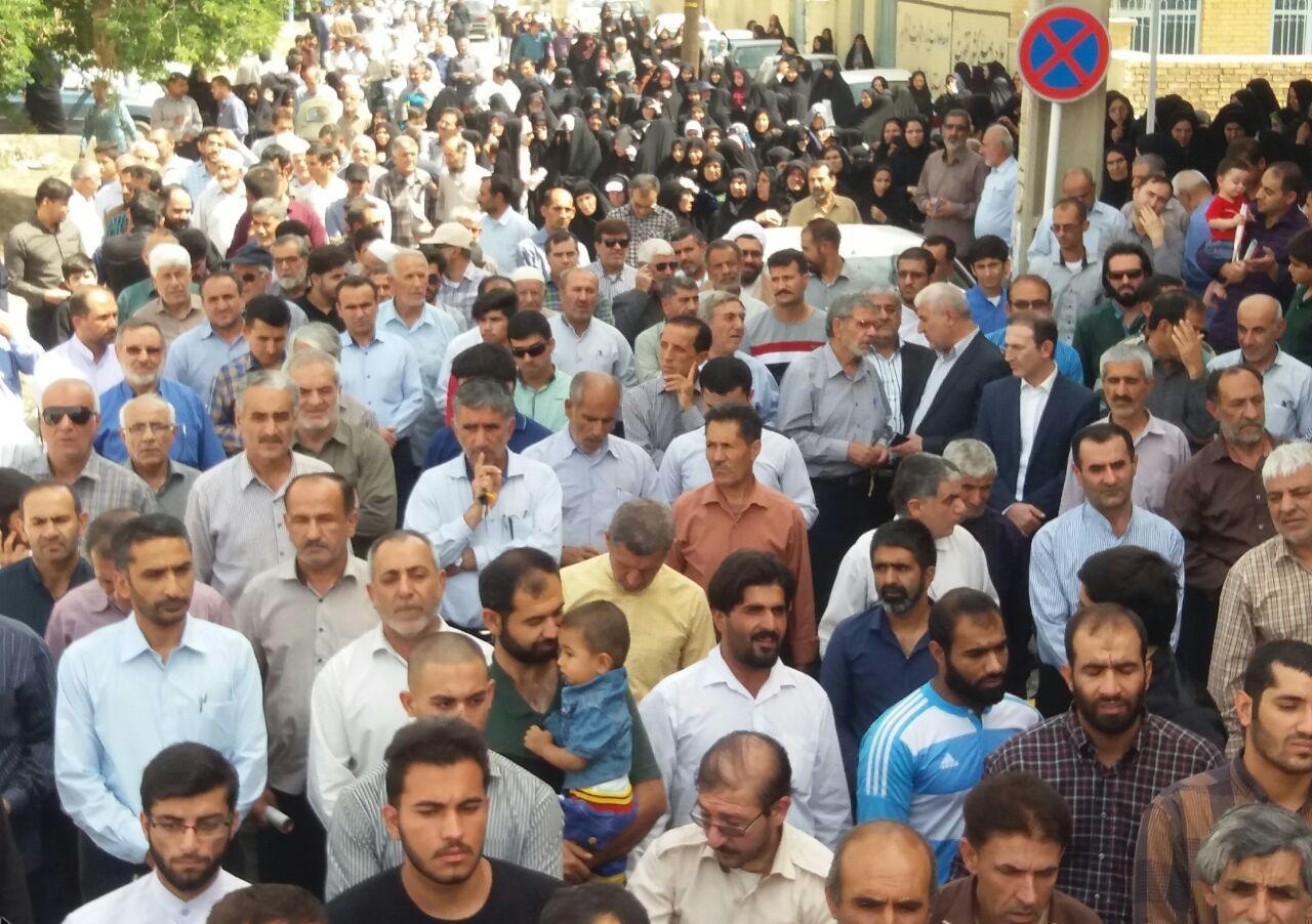 راهپیمایی مردم اهواز در حمایت از شیخ عیسی قاسم