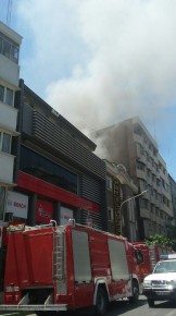هتل آپادانا دچار حریق شد