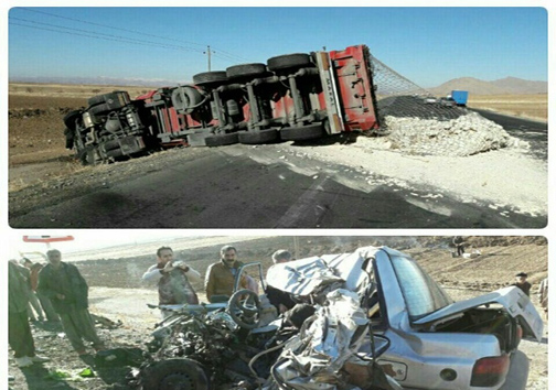 جدیدترین اخبار از حوادث جاده&zwnj;ای کشور / 9 مصدوم در برخورد کامیون و اتوبوس