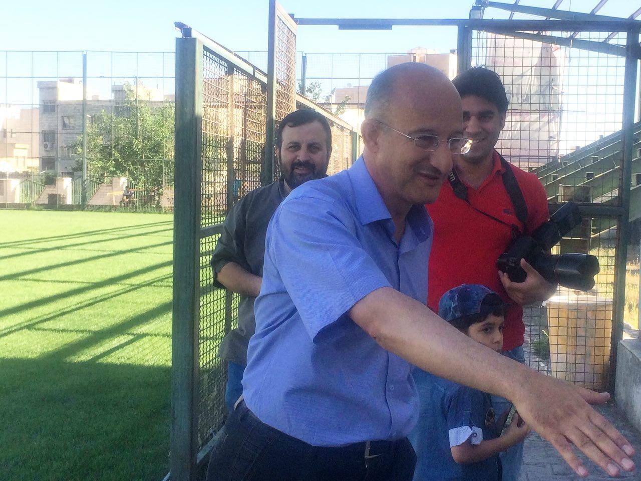 چلنگر میهمان تمرین پرسپولیس/ مسلمان مصدوم شد