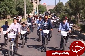 همایش دوچرخه سواری در تفرش