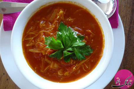 طرز تهیه&zwnj;ی سوپ رشته فرنگی