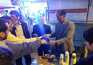 برپایی ایستگاه های افطاری ساده ایام رمضان در اردبیل