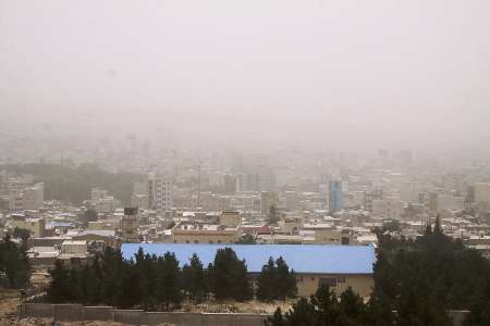 خروج پدیده گرد و غبار از همدان