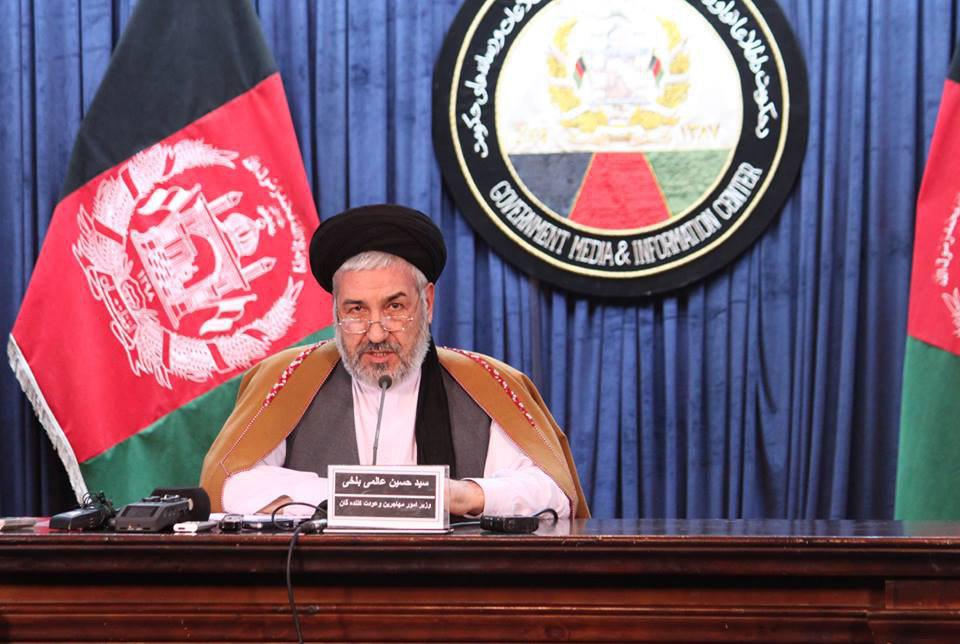 عالمی بلخی: وزارت امور مهاجرین دیگر در صدر لیست فساد نیست عالمی بلخی: وزارت امور مهاجرین دیگر در صدر لیست فساد نیست