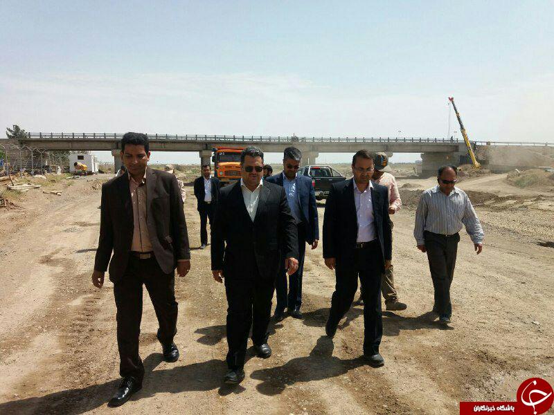 پیشرفت ۹۹ درصدی پل دوم پایانه مرزی سرخس