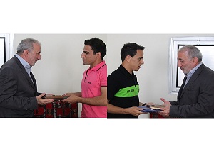 تقدیر از قهرمانان هاکی استان