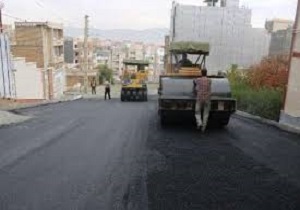 آسفالت و بهسازی 10 هزار مترمربع از معابر بهاران سنندج