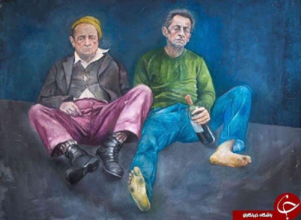 نقاشی&zwnj;هایی معنادار از سیاستمداران جهان