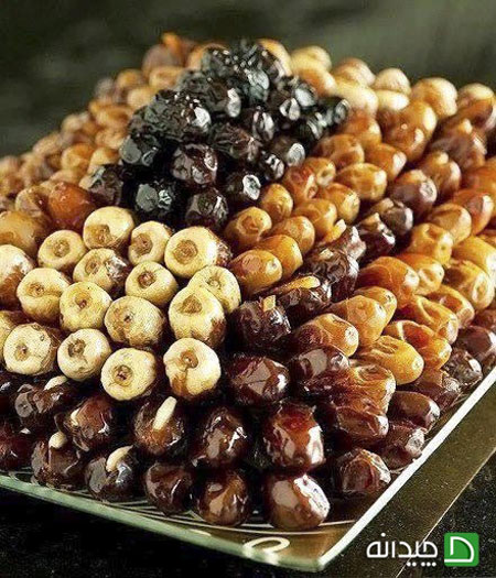 10 ایده تزیین خرما برای سفره افطار