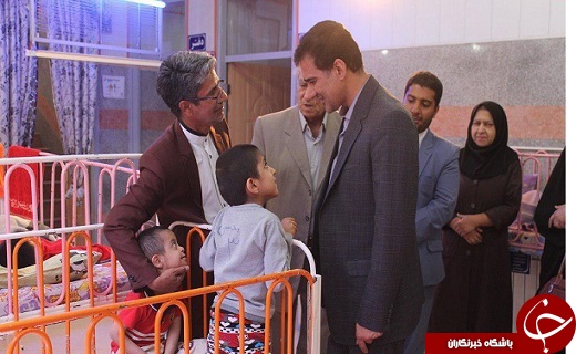 بازدید معاون رئیس کل دادگستری سیستان و بلوچستان از مرکز توانبخشی کودکان معلول مهرآوران + تصاویر