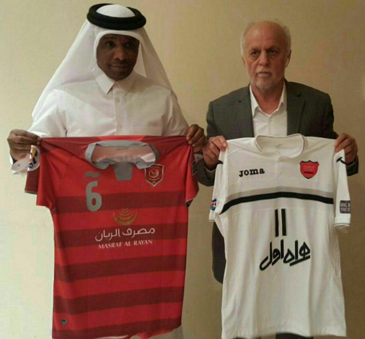 پرسپولیس سفید و لخویا قرمز می پوشد+عکس