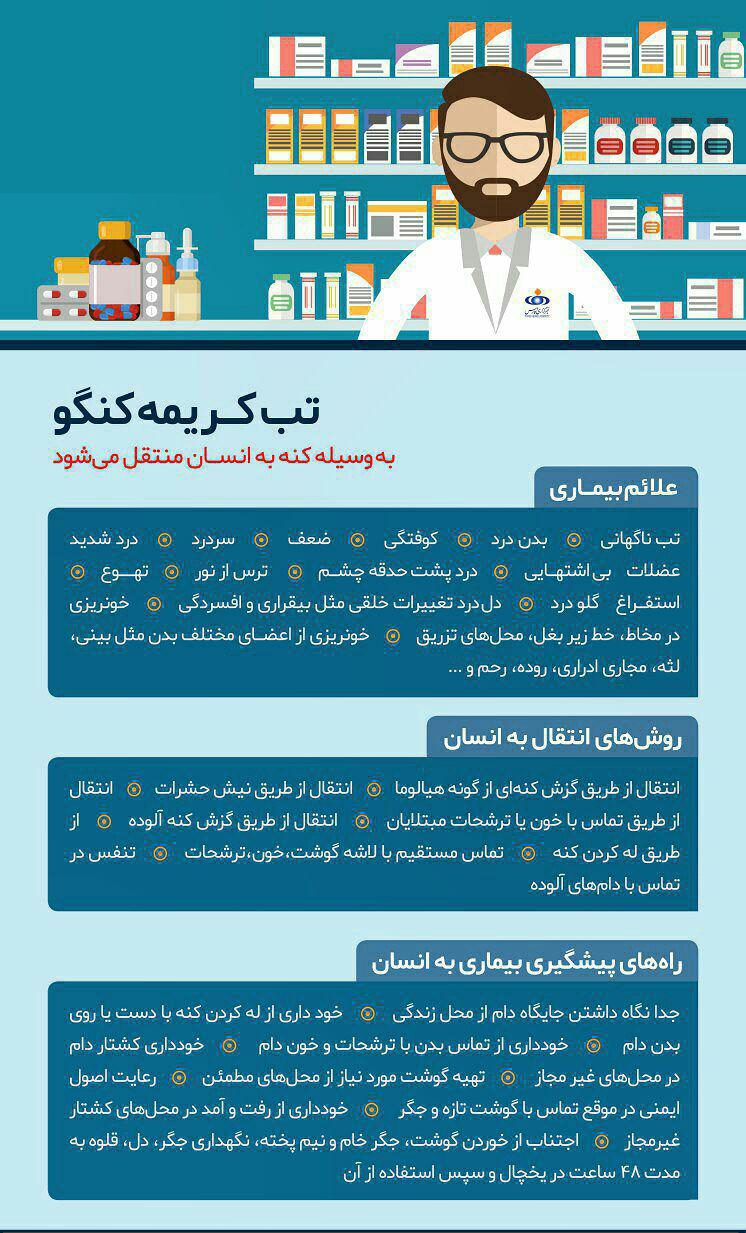 روش&zwnj;های پیشگیری و درمان تب کریمه کنگو را بیشتر بشناسید+اینفوگرافی