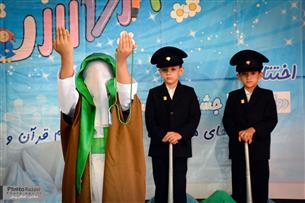 آهوانه در حرم رضوی میزبان کودکان
