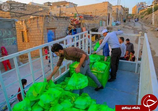 عکس/ توزیع افطاری در شهر نجف اشرف