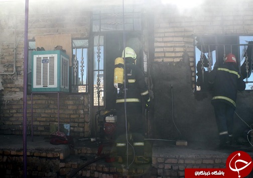 آتش میهمان ناخوانده منزل مسکونی