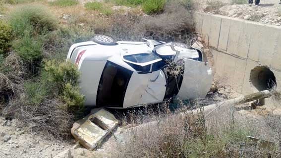 سقوط مرگبار راننده از پل زهکش در جاده شوش - اندیمشک