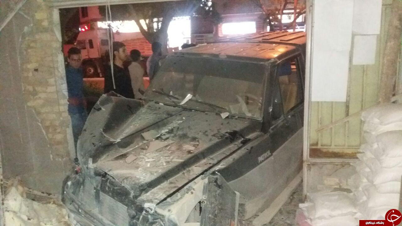 ورود هولناک پاترول به داخل مغازه مصالح&zwnj;فروشی + تصاویر
