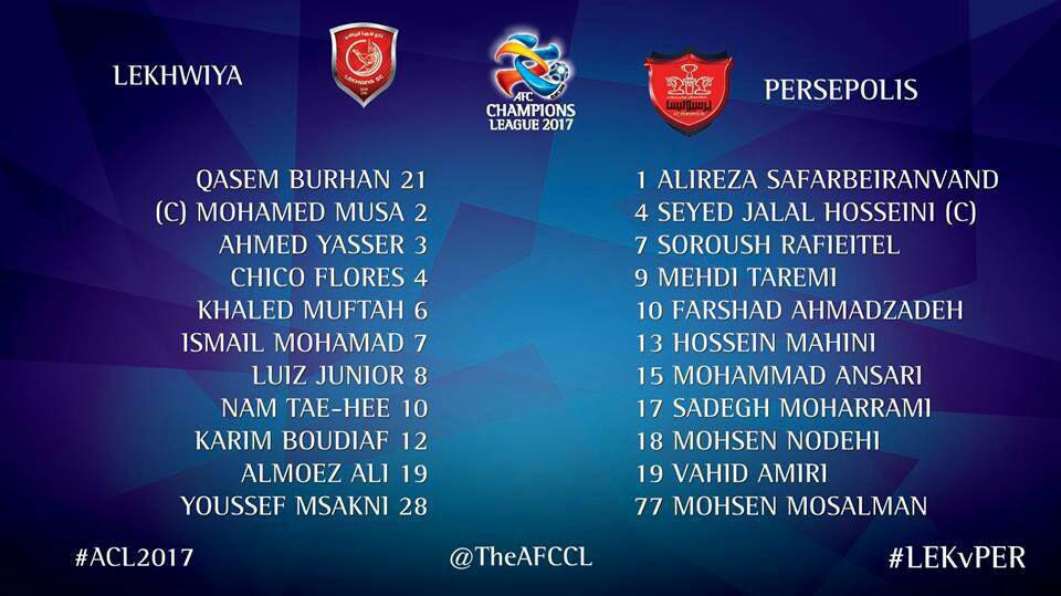 لخویای قطر 0 - پرسپولیس 0 + پخش زنده