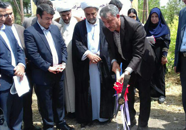 بهسازی محوطه باغ آستان امامزاده یحیی بن زید در گنبدکاووس