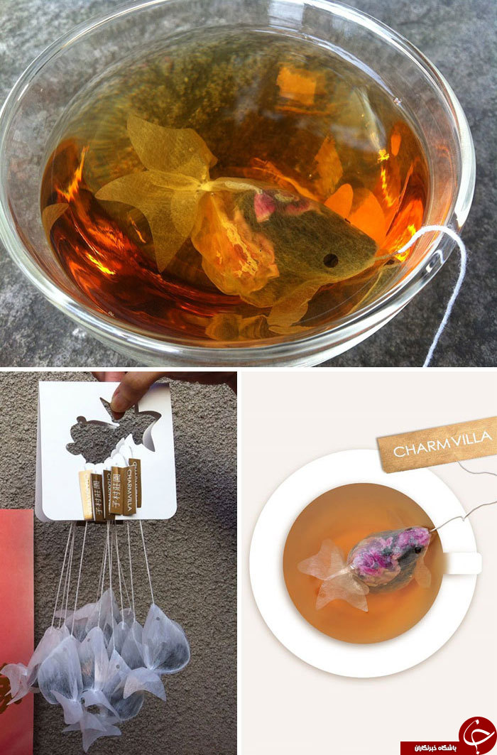 طراحی جالب چای کیسه ای که تاکنون ندیده اید+عکس