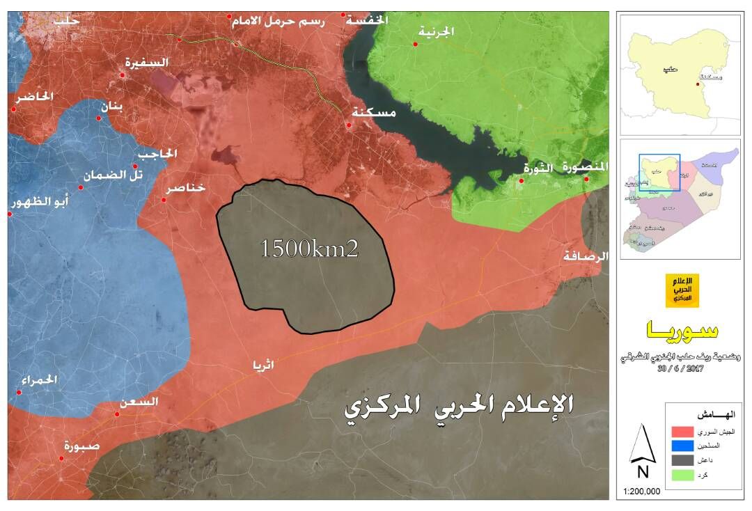 گسترده&zwnj;ترین پیشروی مقاومت در تاریخ جنگ سوریه/ خروج 3هزار کیلومتر مربعی داعش از حومه حلب