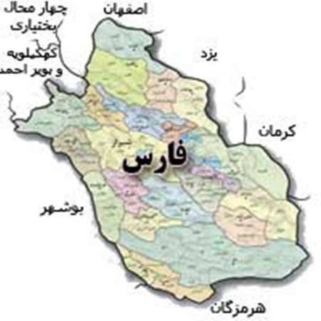 نقشه شهر شیراز
