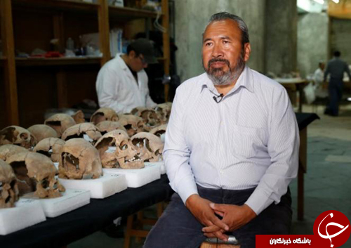 کشف گوری مخوف از جمجمه&zwnj;های انسان در مکزیکوسیتی+ تصاویر