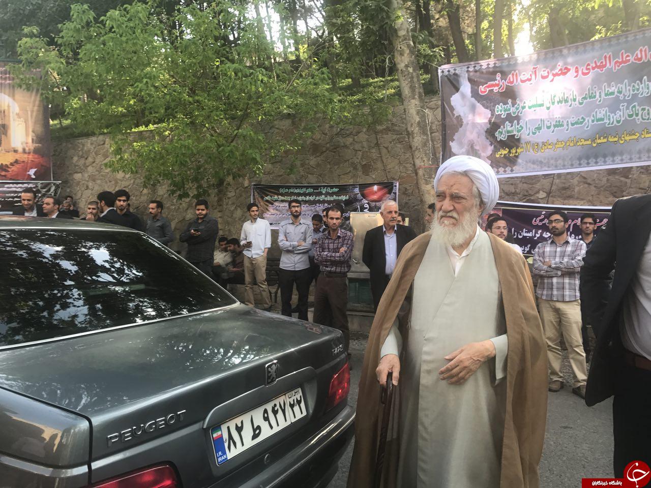چه شخصیت&zwnj;هایی در مراسم ترحيم همسر ايت الله علم الهدى حضور دارند