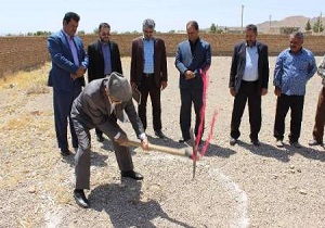 آغازساخت آموزشگاه دوکلاسه با اعتباری بالغ بر 500 میلیون ریال درخاتم