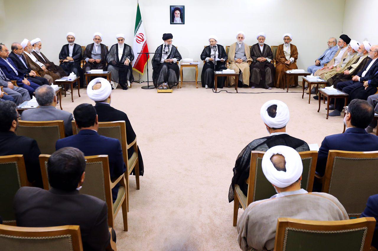 رئیس و مسئولان دستگاه قضائی با رهبر انقلاب اسلامی دیدار کردند