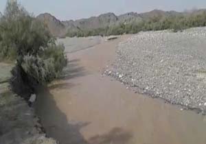 نمایی از رودخانه پرآب بنت در نیک‌شهر + فیلم