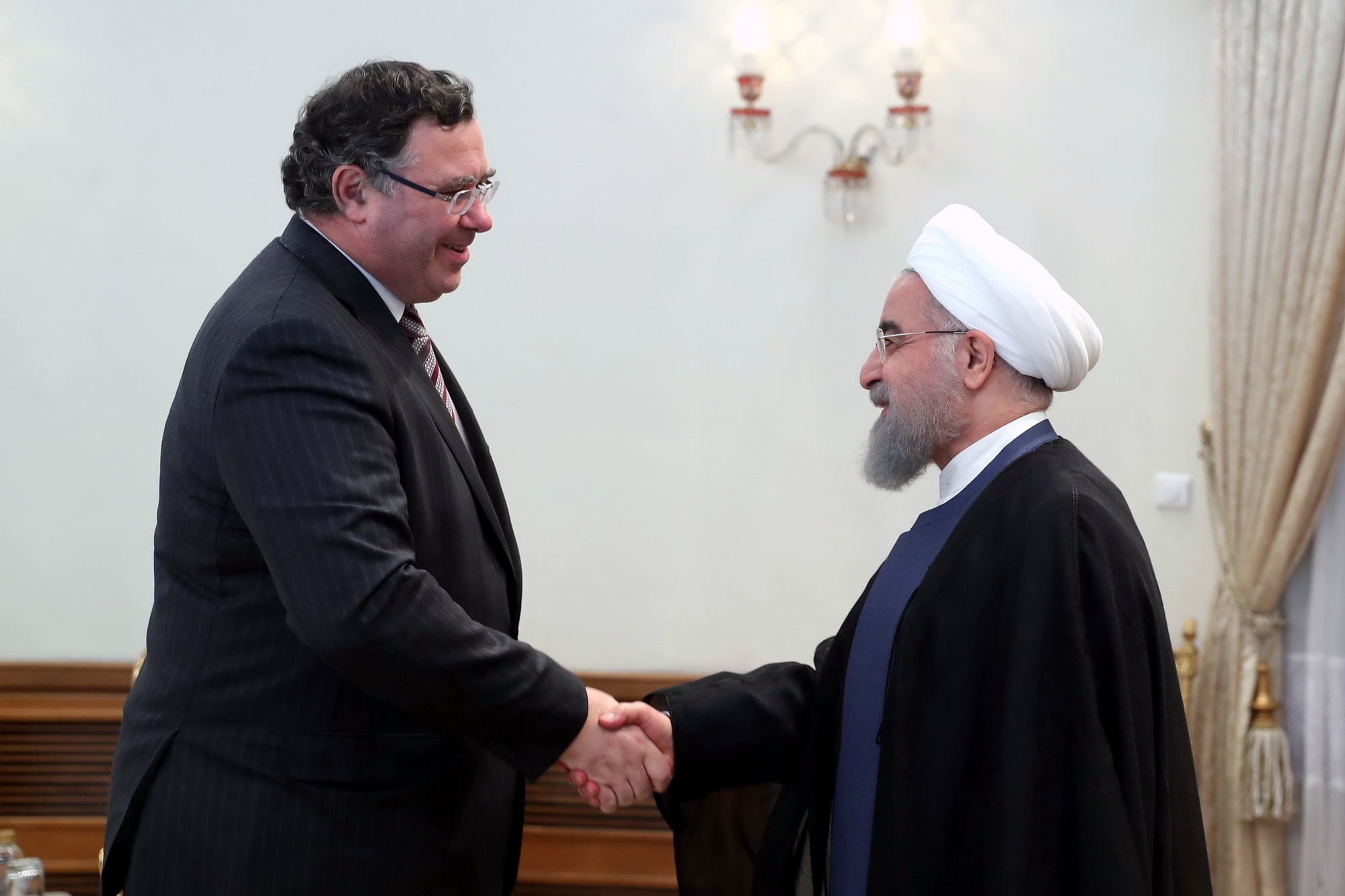 روحاتی و مدیرعامل توتال