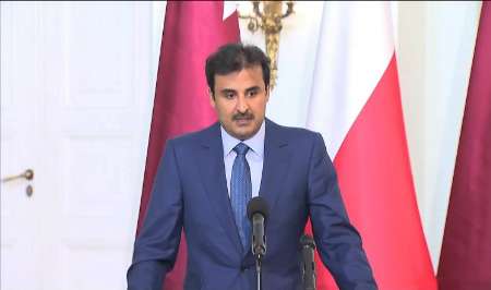 گفتگوی تلفنی رئیس جمهور فرانسه با امیر قطر