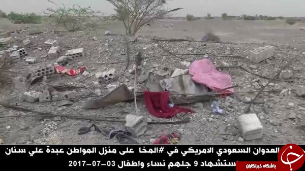جنگنده&zwnj;های عربستان یک خانواده یمنی را قتل&zwnj;عام کردند/جمع&zwnj;آوری اجساد تکه&zwnj;تکه&zwnj;شده قربانیان با گونی +فیلم(20+)
